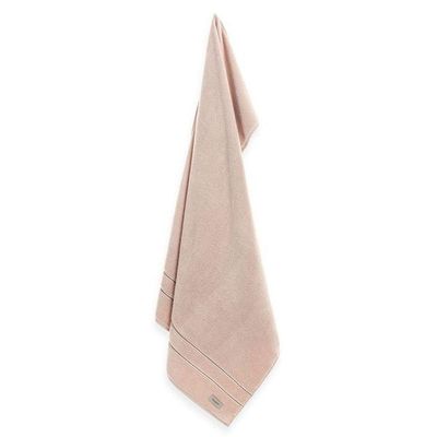 Toalha De Banho Fio Zero Twist 100% Algodão Plaza Rosé/preto