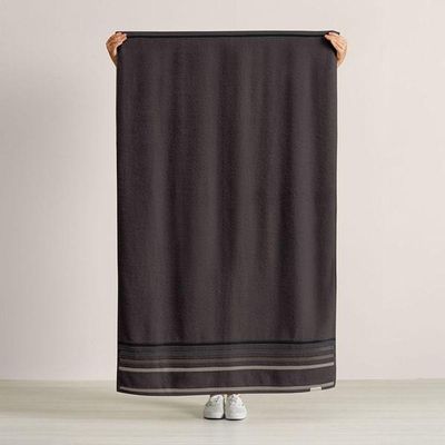 Toalha Banhão Lumina Fio Penteado Max Karsten Carbono/cinza