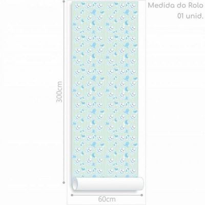 Papel De Parede Infantil Ursinho Menino