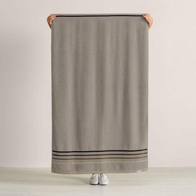 Toalha Banhão Lumina Fio Penteado Max Karsten Lunar/greige
