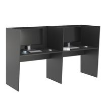 Guiche De Trabalho 2 Lugares Grecia Preto Onix