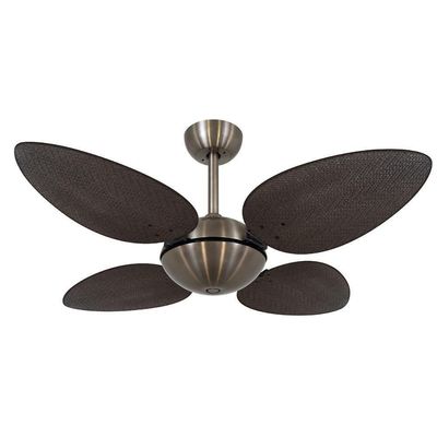 Ventilador De Teto Volare Office Petalo Palmae Tabaco 110V