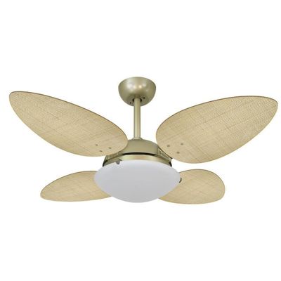 Ventilador De Teto Volare Petalo Palmae Natural 220V