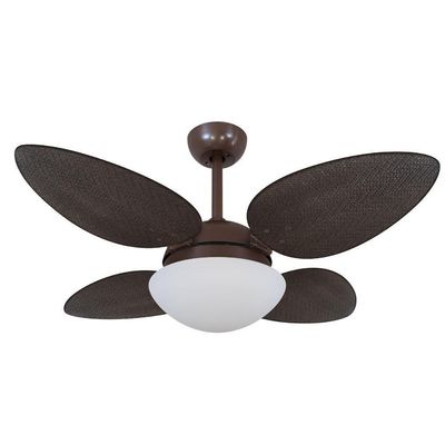Ventilador De Teto Volare Petalo Palmae Tabaco 110V