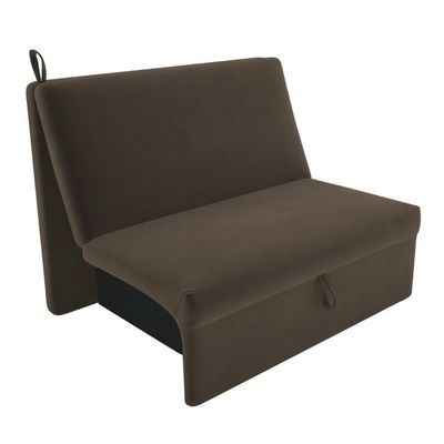 Sofá Cama Para Descanso Galway Suede Cappuccino