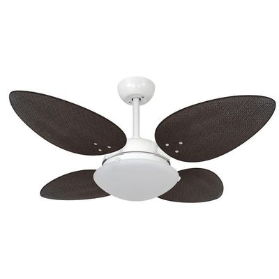 Ventilador De Teto Volare Petalo Palmae Tabaco 220V