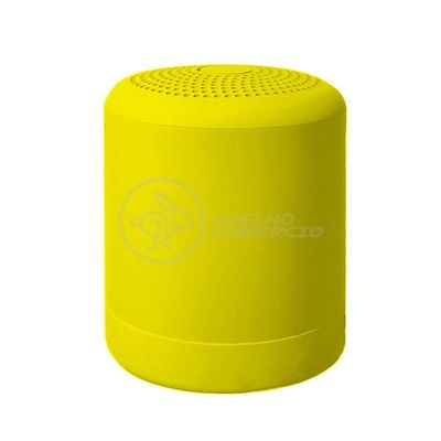 Mini Caixa De Som Wireless Speaker Potente Bluetooth Amarelo