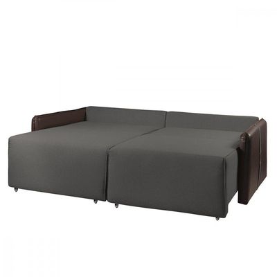 Sofá Para Sala Reclinavel Estofado Doux 200cm Veludo Chumbo