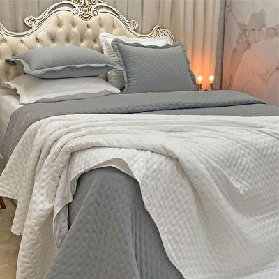 Coordenado Cobre Leito Casal E Lençol Diplomata 7 Peças - Cinza - 100% Poliéster