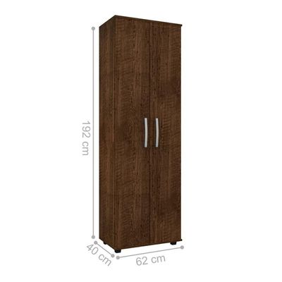 Armário Multiuso Com 2 Portas Floriano Malbec