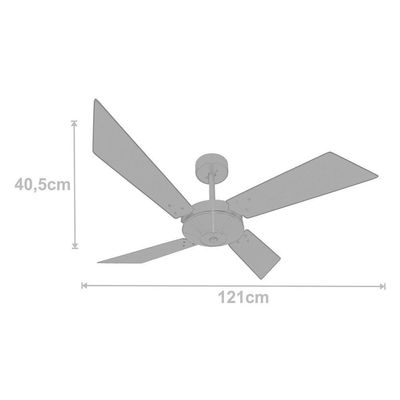 Ventilador De Teto Volare Tech New Office 110V