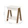 Mesa De Cabeceira Com Gaveta Verona Amadeirado Off White