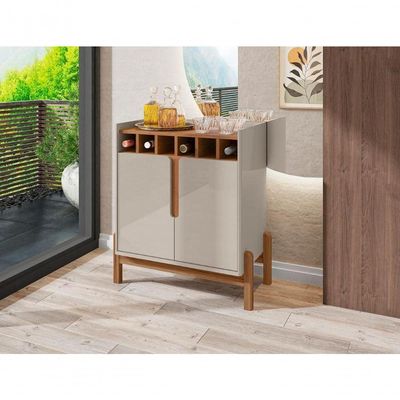 Conjunto Sala De Estar Completo Seville Off White Cedro