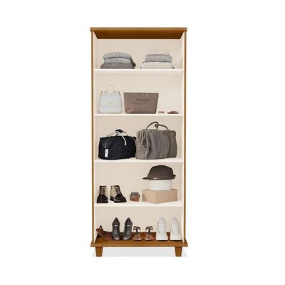 Armário Organizador 2 Portas Lens Malbec Off White