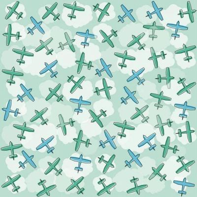 Papel De Parede Infantil Aviões