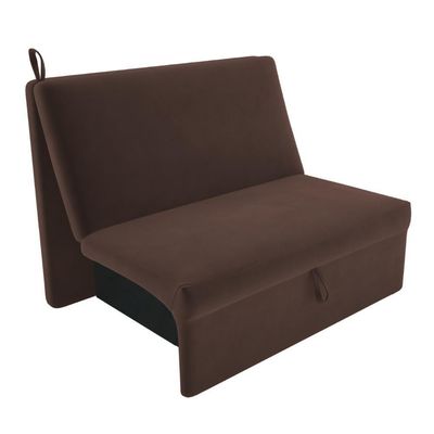 Sofá Cama Para Descanso Galway Suede Marrom