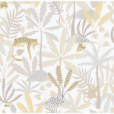 Papel De Parede Enzo Selva Bege E Cinza 286-3