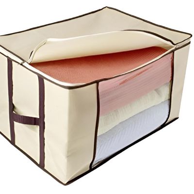 Caixa Organizadora De Guarda Roupa Organizador Anti Mofo De Cobertor, Edredom, Toalhas Closet Grande