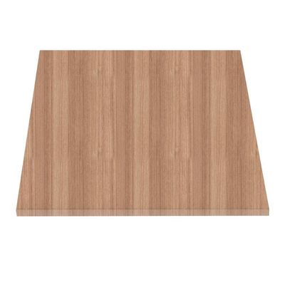 Mesa Pisa Beta Bistrô Fratini 107,50cm (a) Disco Redondo Branco Tampo Mdp Quadrado Noce Nat 60cm (l)