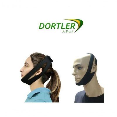 Faixa Ajustável Dortler Anti Ronco Pressão Cinta Facial