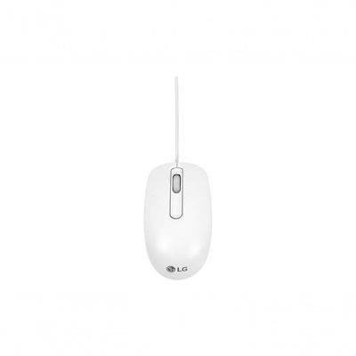 Mouse LG USB Branco Com Fio