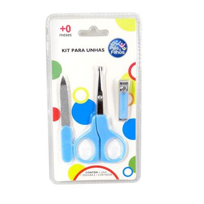 Kit para Unhas Pais&Filhos 7794 Azul