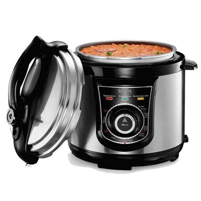 Panela De Pressão Elétrica Elgin 4l Inox - 110v