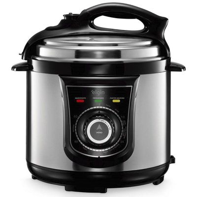 Panela De Pressão Elétrica Elgin 4l Inox - 110v