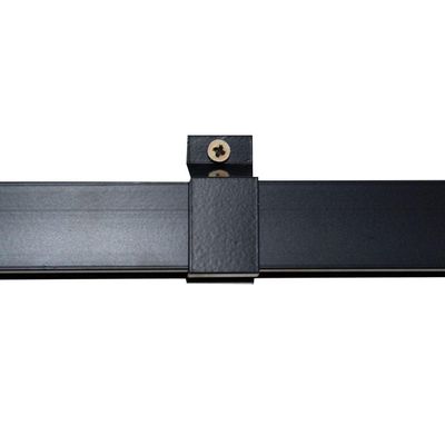 Porta De Correr Verniz Com Kit Alumínio Preto - 210x80