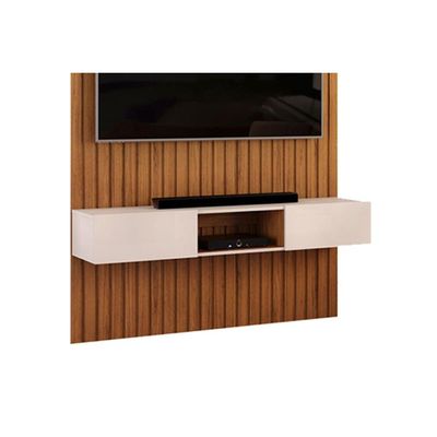 Home p/ TV Trento 143x240cm Cedro/Bali - DJ Móveis