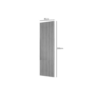 Módulo Ripado Extensor 250x40 Central p/ Painel de Sala Cedro - DJ Móveis