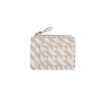Porta Cartão Feminino Monograma BG Bege