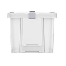 Caixa Organizadora Tramontina Office Em Polipropileno Transparente 30 L