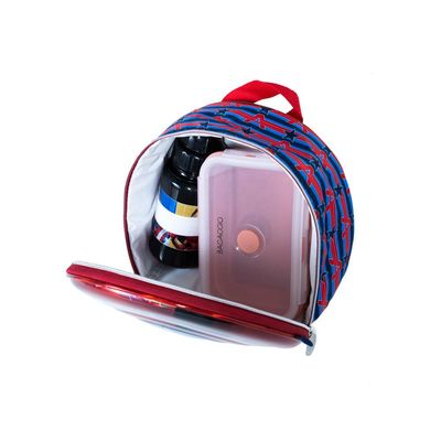 Lancheira Escolar Masculina Capitão América Premium Azul U / Azul