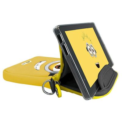 Tablet Positivo Vision Tab 7 Minions Octa-core 3GB RAM 64GB, 7” IPS, WiFi - Capa e Bolsa - Preto