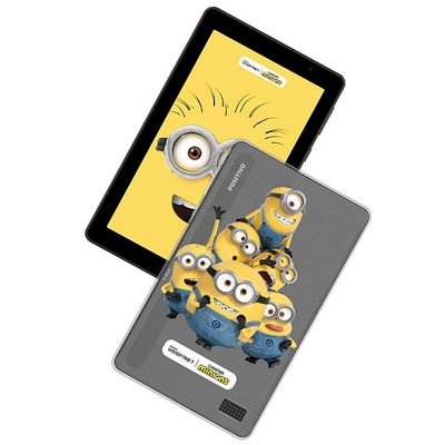 Tablet Positivo Vision Tab 7 Minions Octa-core 3GB RAM 64GB, 7” IPS, WiFi - Capa e Bolsa - Preto