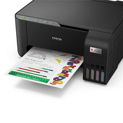 Impressora Multifuncional Epson Ecotank L3250, Colorida, Wifi, Wireless, Usb, Bivolt, Preta