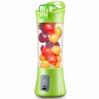 Mini Liquidificador Portatil Recarregavel Leve E Beba Verde