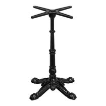 Base De Mesa Apus Em Ferro Preto 75 Cm (alt) Tampo Mdp Redondo Samba 60 Cm (larg) X 2,5 Cm (alt)