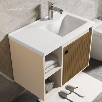 Conjunto Gabinete Com Cuba E Espelheira Juárez Pérola/ripado