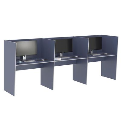 Guiche Office 3 Lugares Irlanda Azul