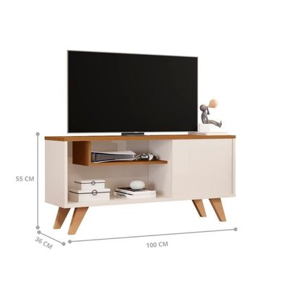 Bancada Tvs 60 Polegadas Porto Off White Nature
