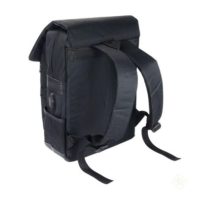 Mochila Para Notebook Até 15,6 Com Porta Usb Preta - Vinik