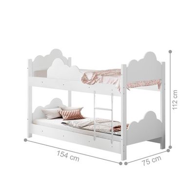 Beliche Ayla Branco Com 2 Luminárias Sonhos De Luz