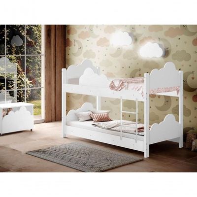 Beliche Ayla Branco Com 2 Luminárias Sonhos De Luz
