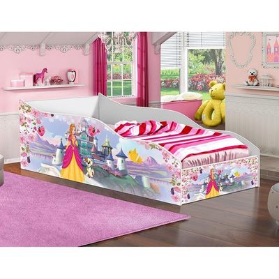 Cama Carro Solteiro Castelo Princesa