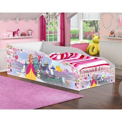 Cama Carro Menina Infantil Castelo Cachorro