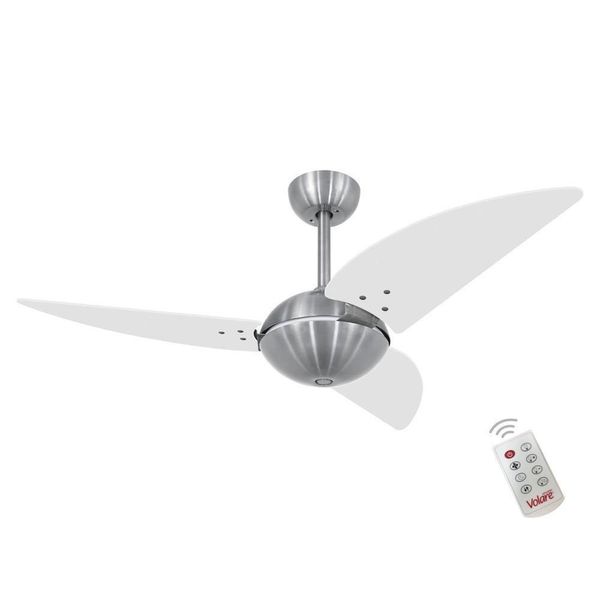 Ventilador Volare Off Class Branco 220V E Controle Remoto