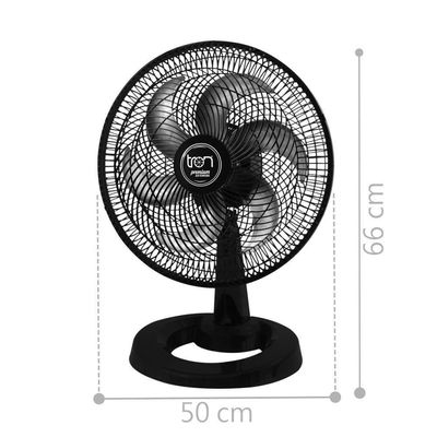 Ventilador Mesa Lorena Preto Oscilante 110V