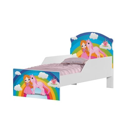 Mini Cama Princesa Unicórnio Arco íris